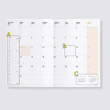Nahe monthly view diary 2024