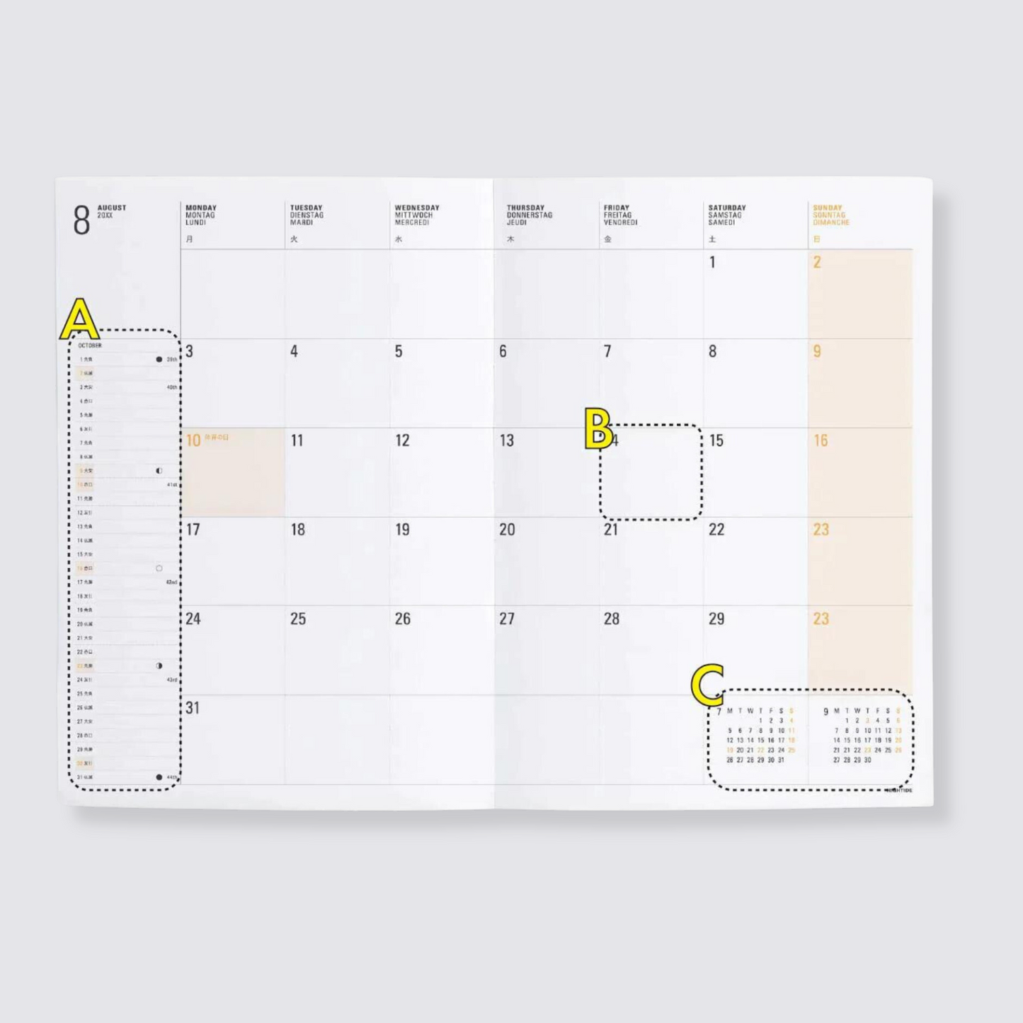 Monthly planner 2024 diary