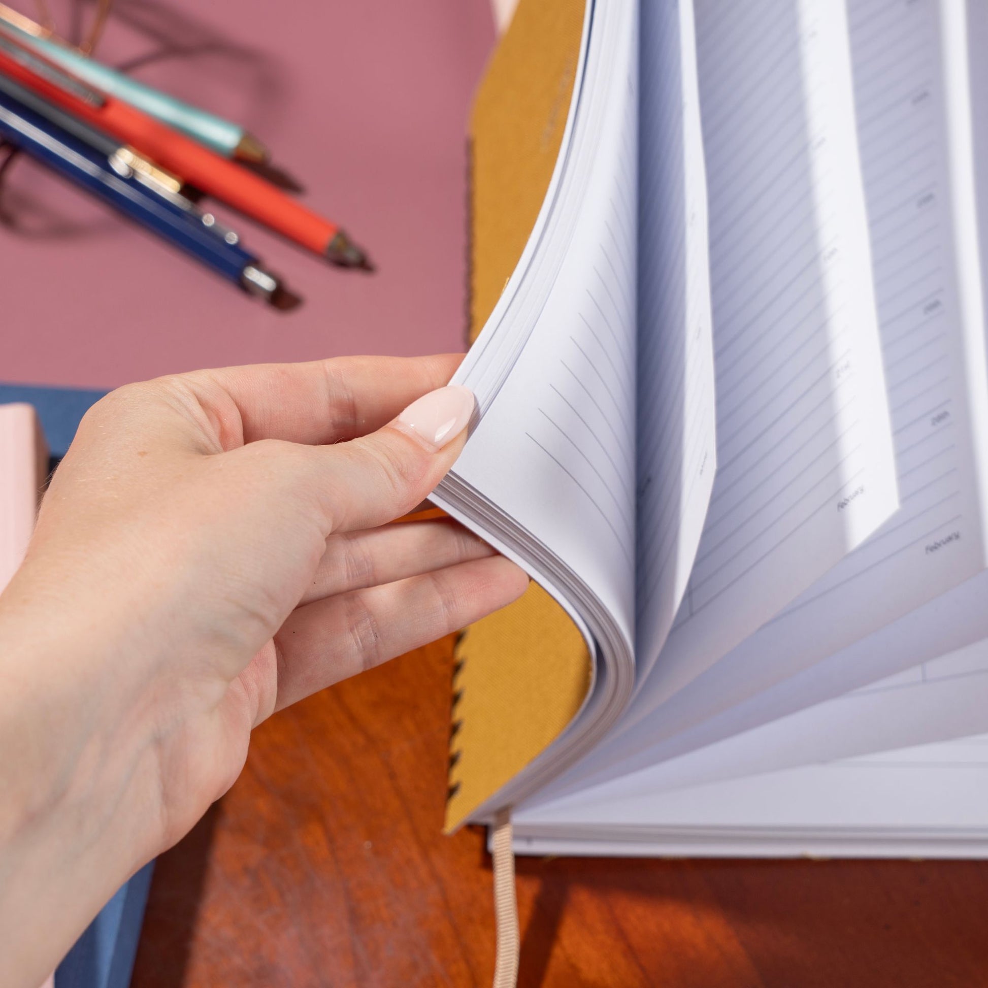 2026-2027 Academic Diary - Ochre Yellow