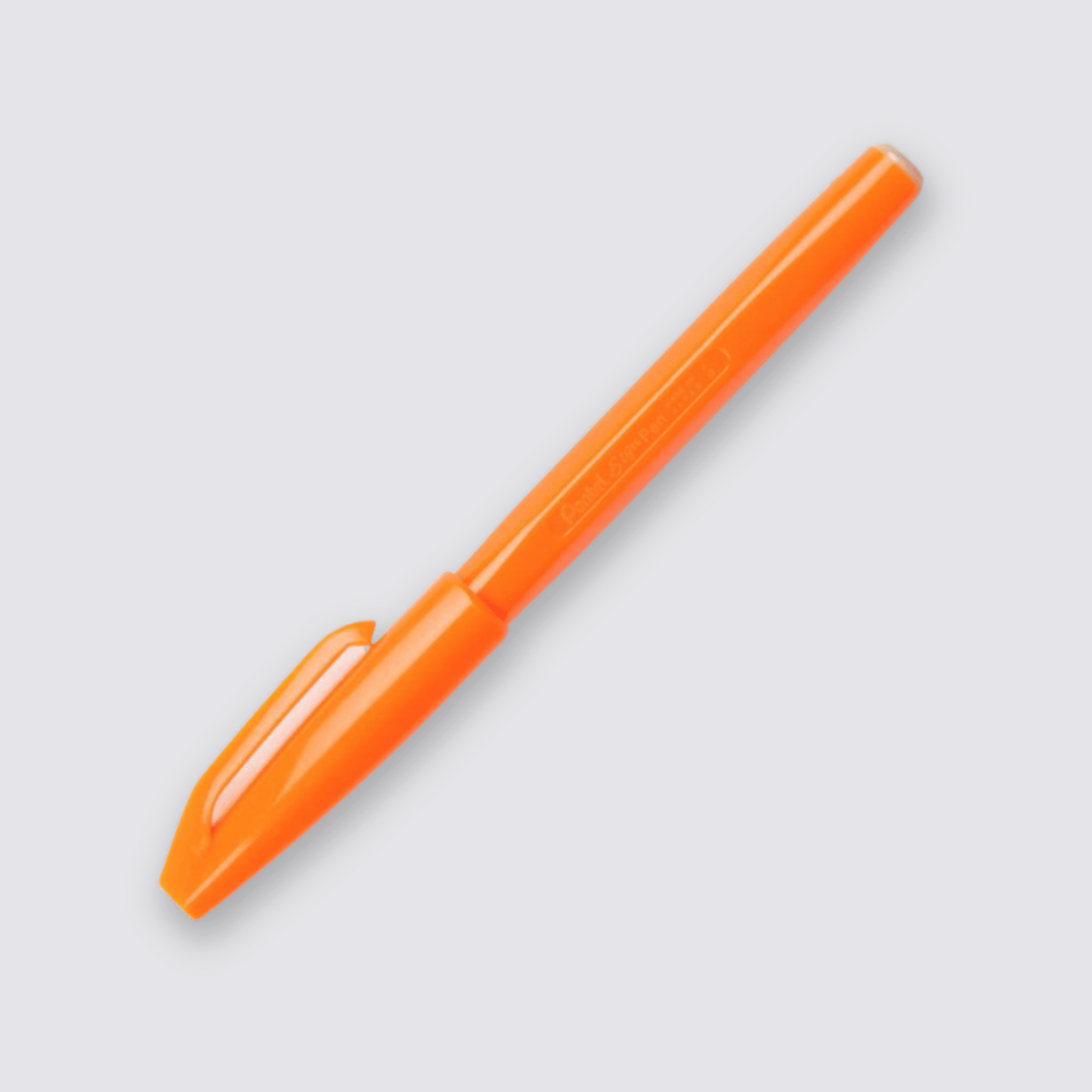 orange sign pen