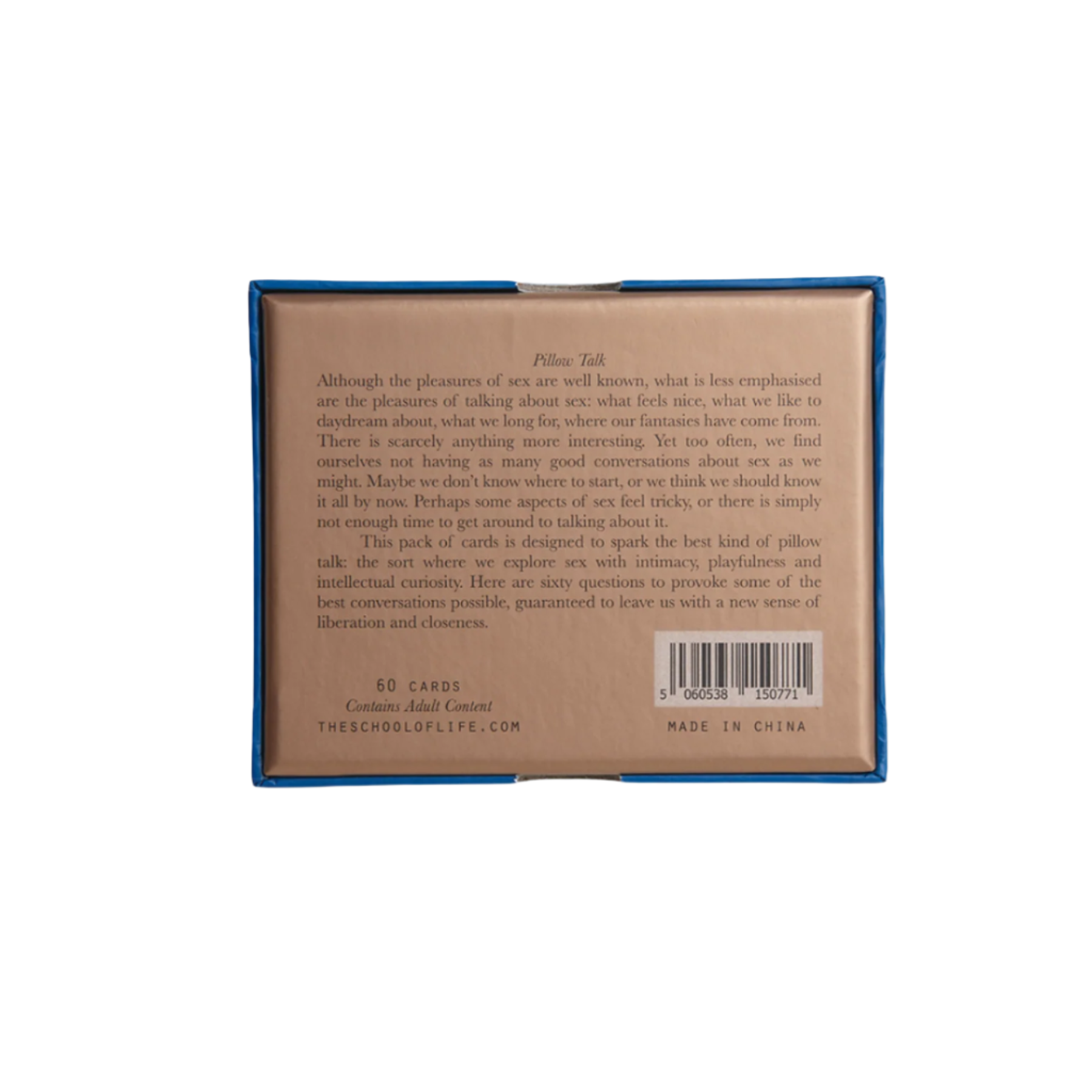 Pillow Talk Adult Couples Foreplay Card Game - New In Box