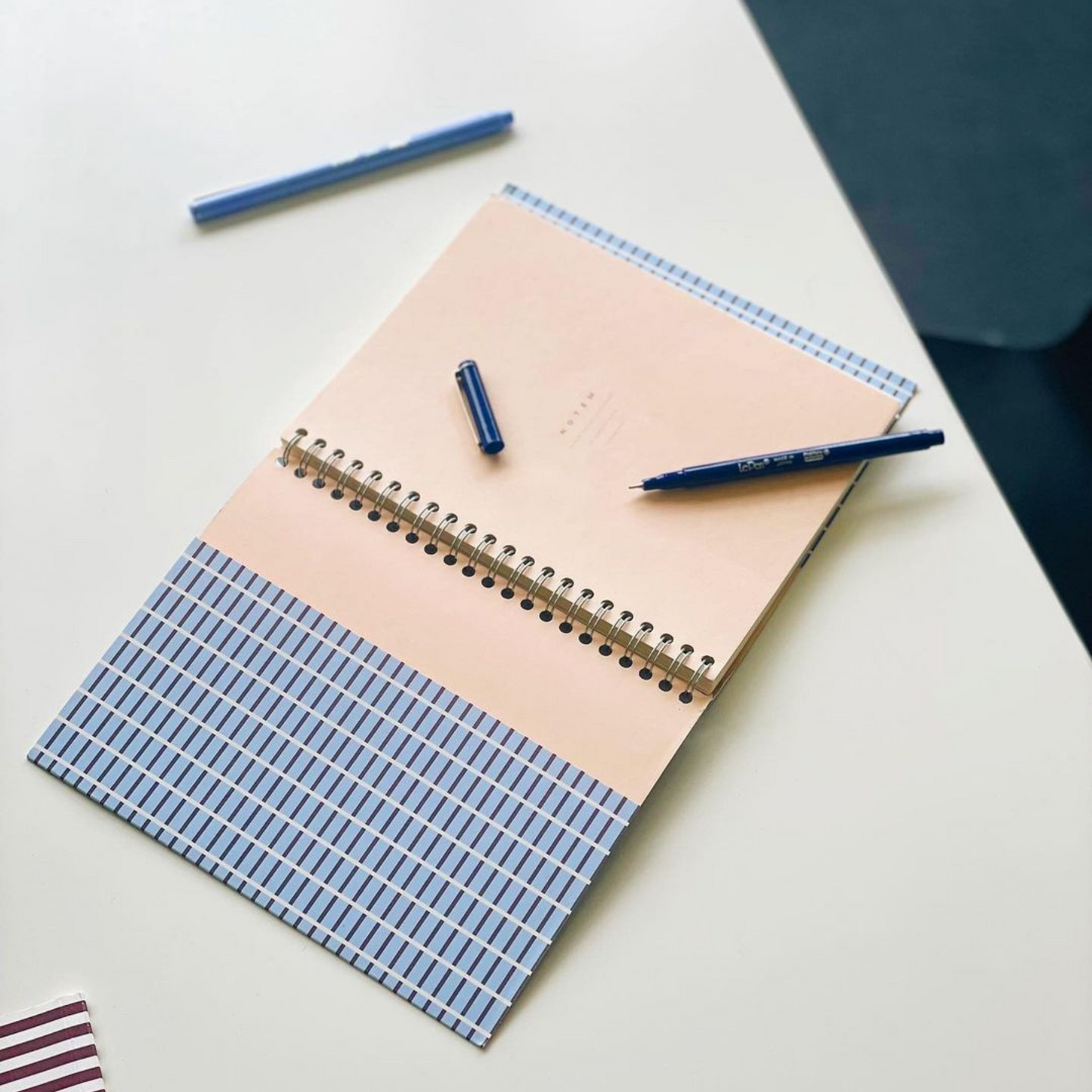 Pink and Blue Notebook