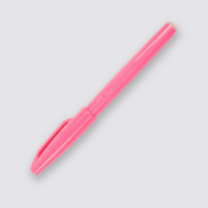 pink sign pen