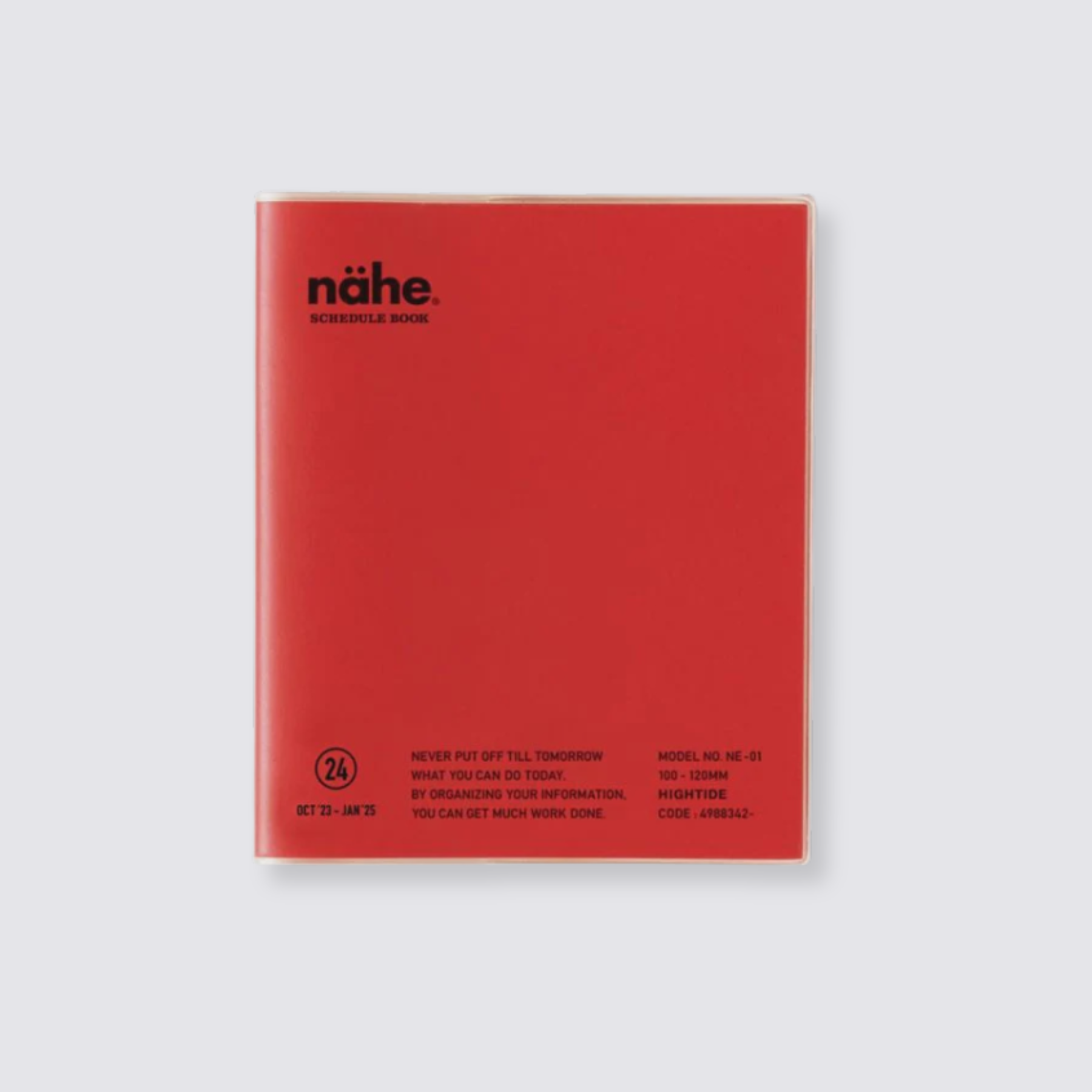 red pocket monthly diary 2024 nahe