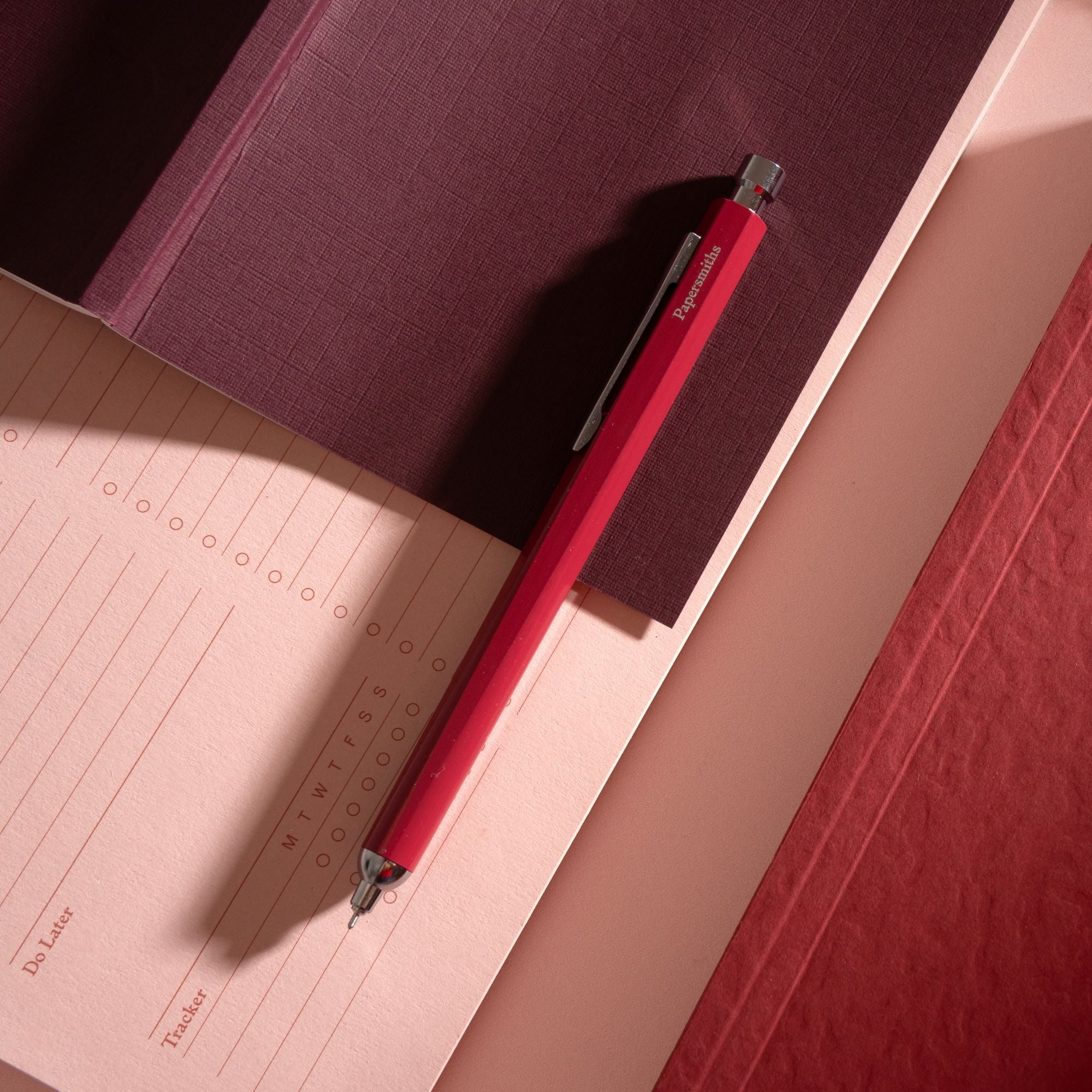 red pen lying flat
