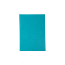 Blue notebook on a white background