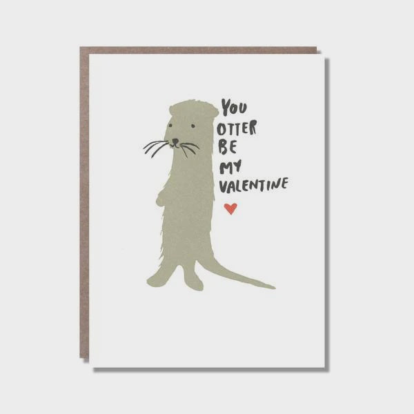 You Otter Valentine Card