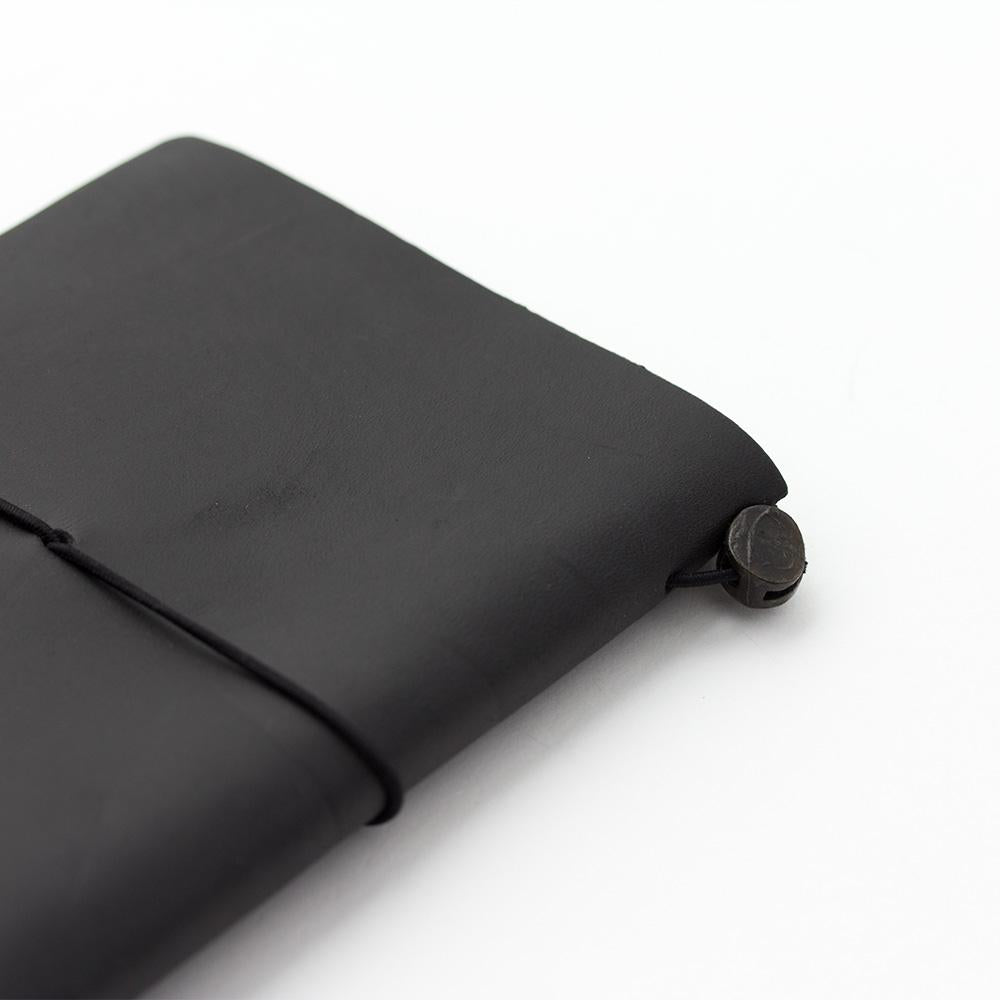 Leather Passport Notebook - Black