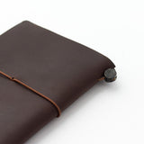 Leather Passport Notebook - Brown