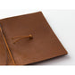 Leather Passport Notebook - Camel
