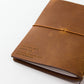 Leather Passport Notebook - Camel