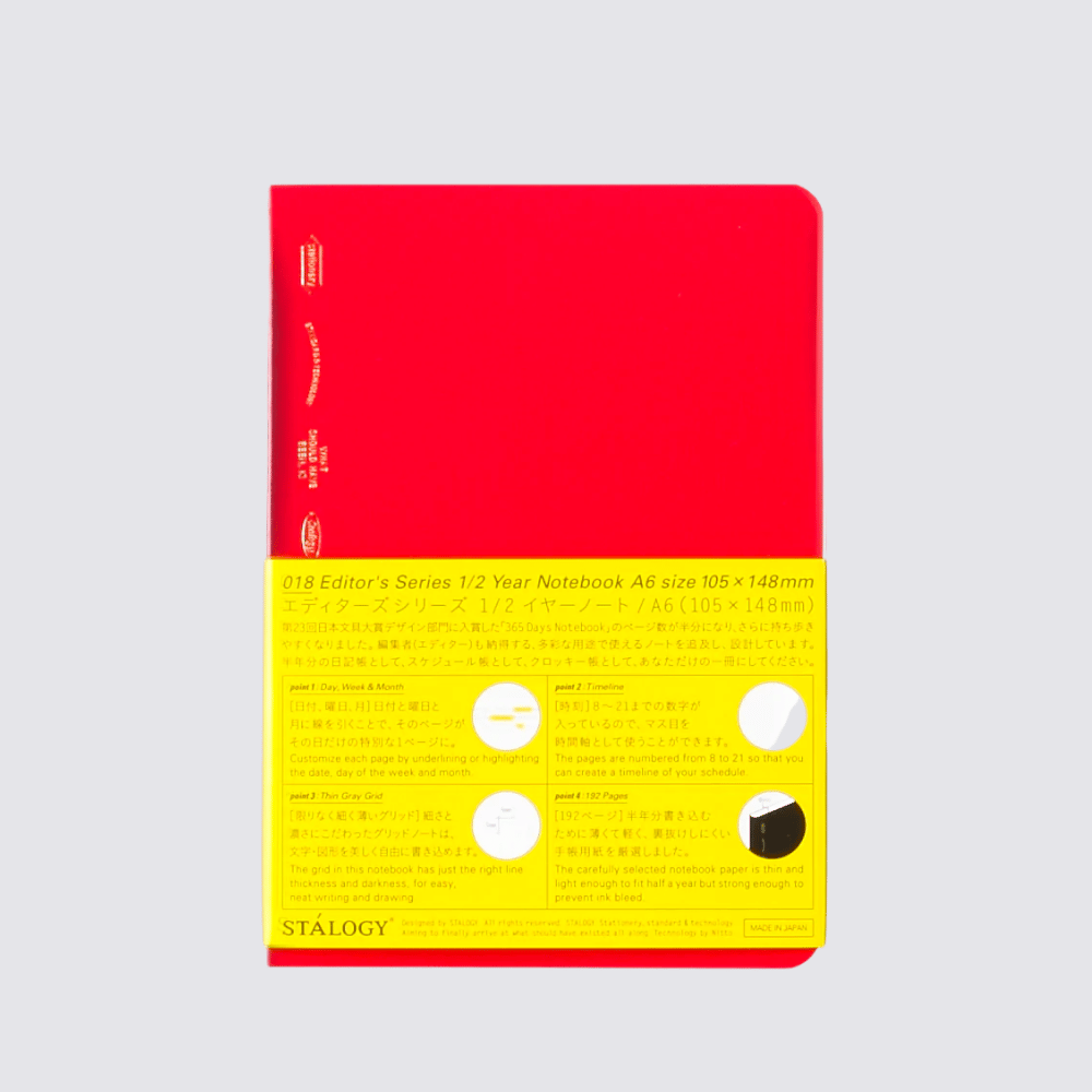 1/2 Year Notebook - A6