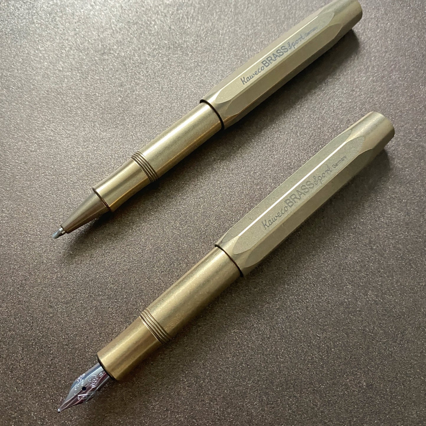 brass pens