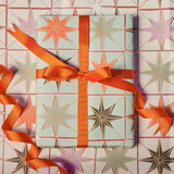 Star Gift Wrap Set / Mint