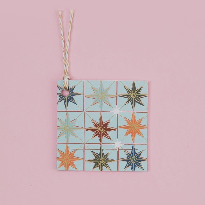 Star Gift Tags - Set of 6 / Mint
