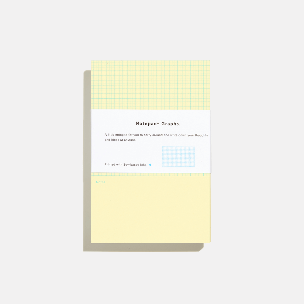 Mini Pad Notepad - Graphs