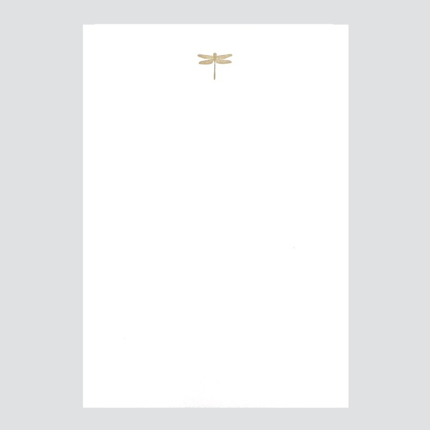 dragonfly notepad blank