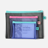 Small Medium Large Mesh Pencil Cases