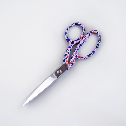 The completist patterned scissors terazzo
