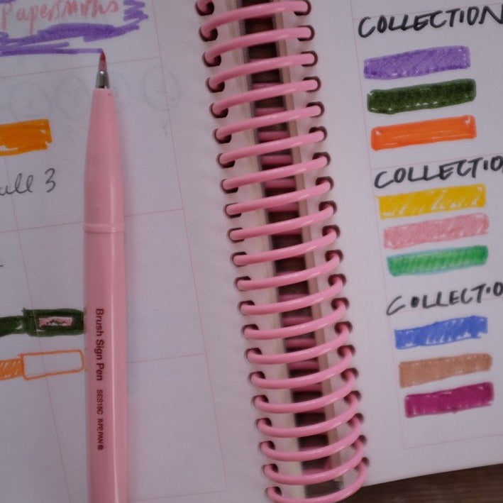 example of brush sign pen