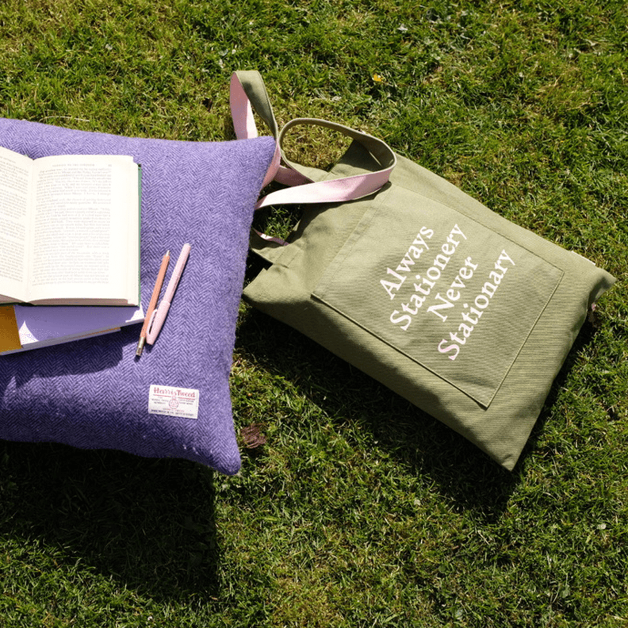 stationery tote bag