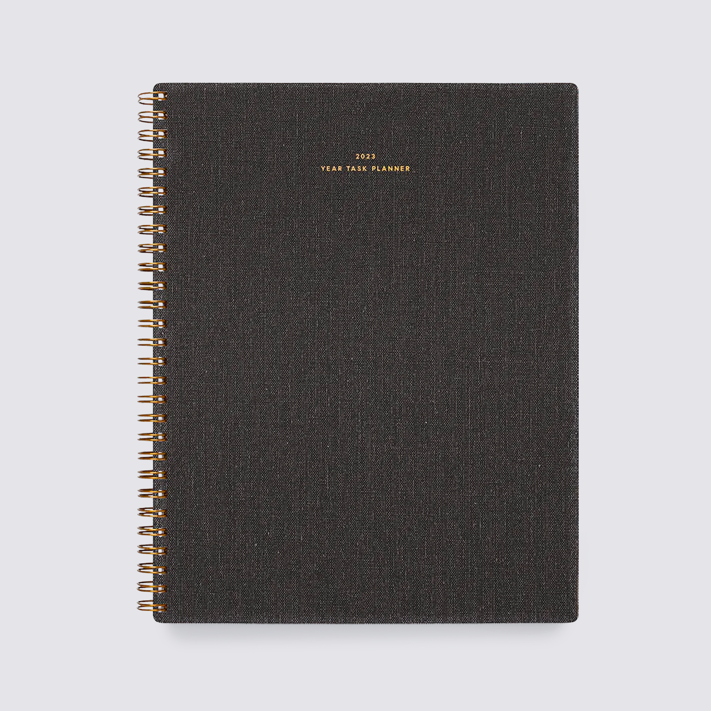 2023 Year Task Planner - Charcoal Grey