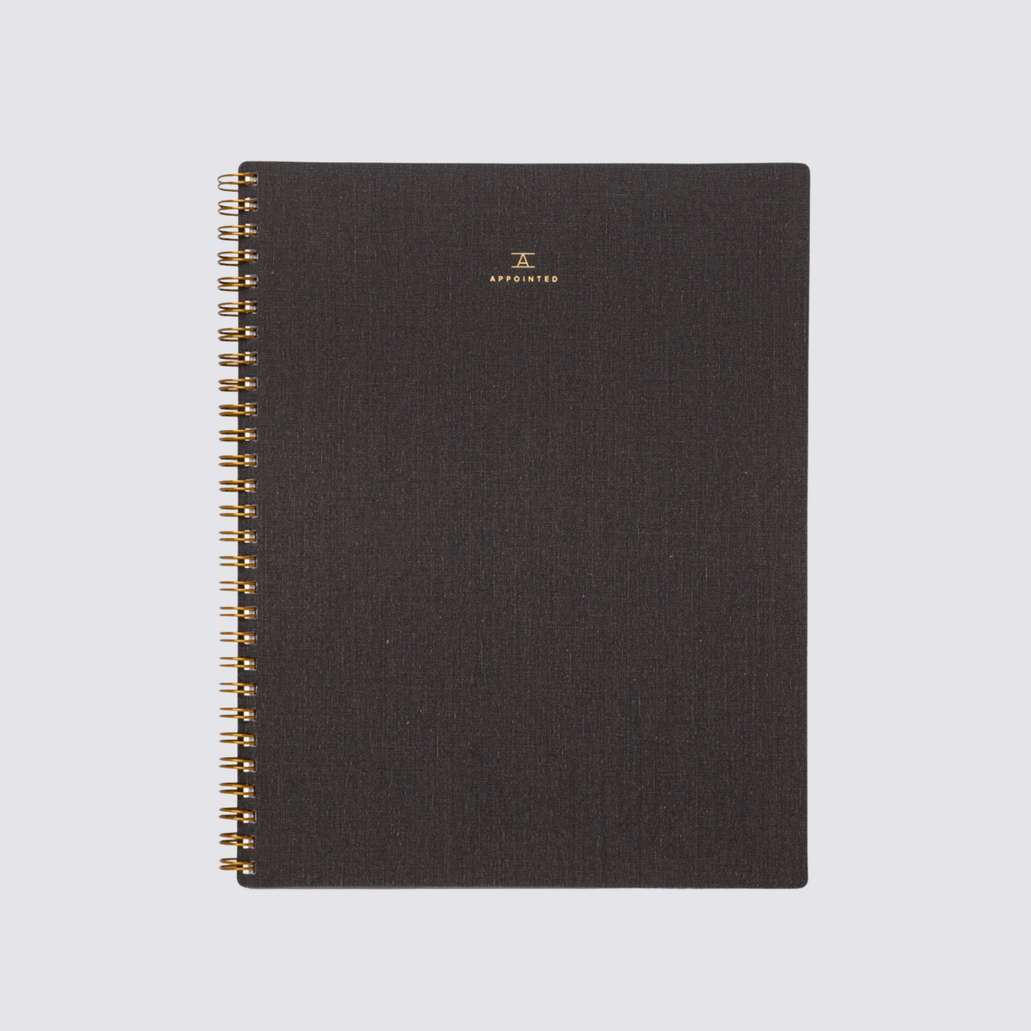Appointed Notebook in Charcoal Grey
