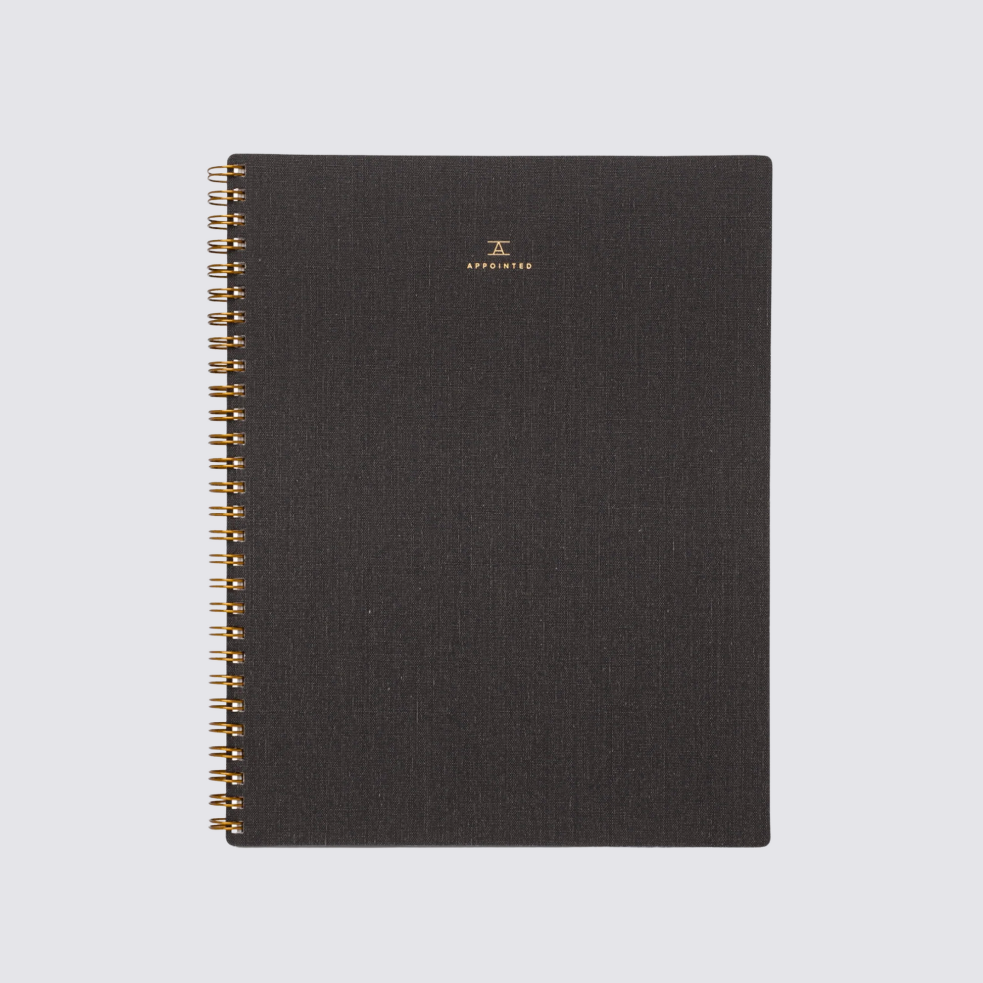 Appointed Notebook in Charcoal Grey