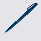 Blue Black Brush Sign Pen