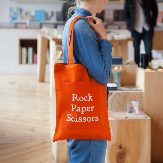 Rock Paper Scissors Tote Bag | Book Bags & Totes – Papersmiths
