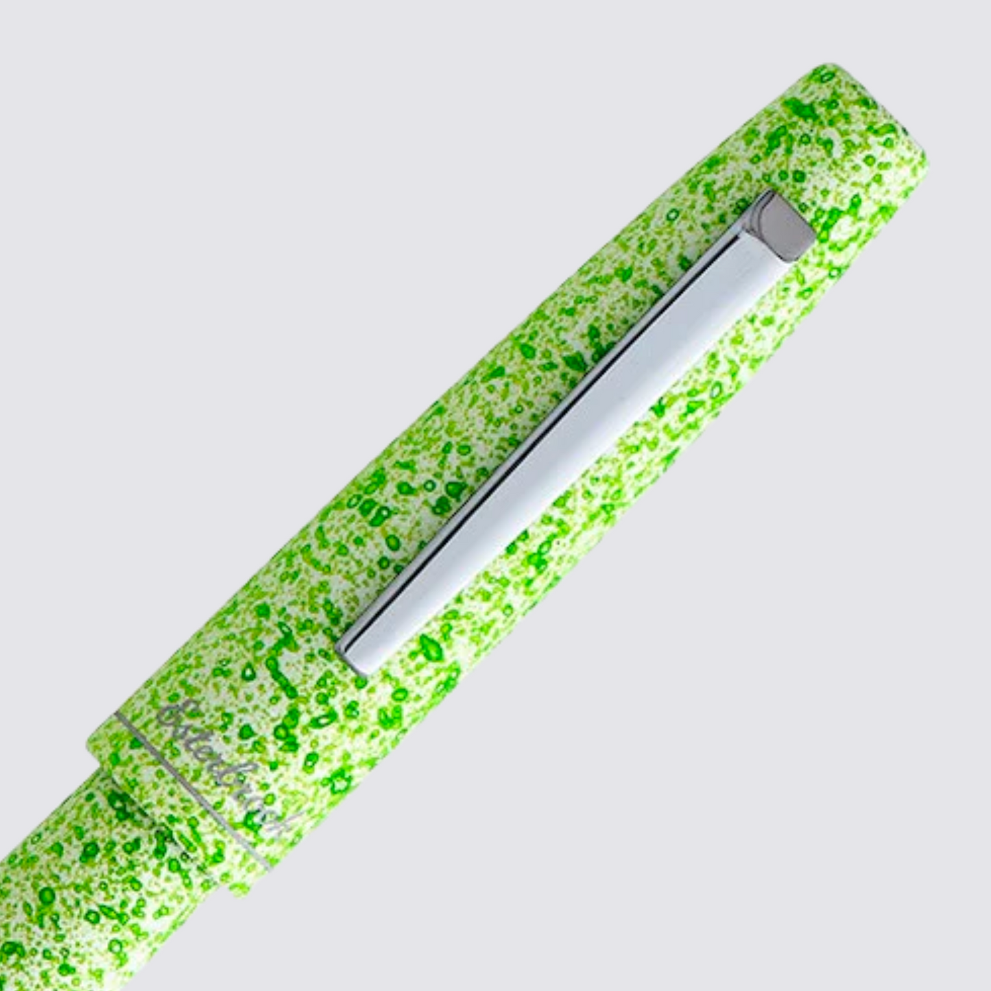 Camden Composition Fountain Pen - Fluorescent Green