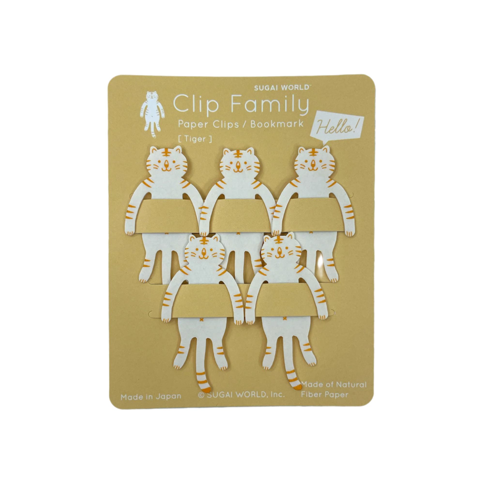Tiger paperclips