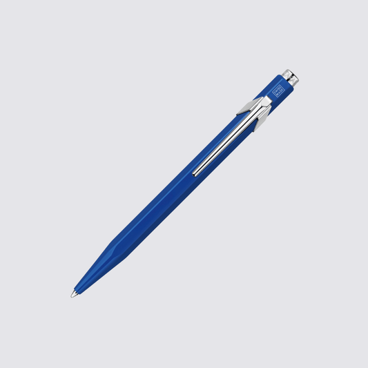 blue ball point pen