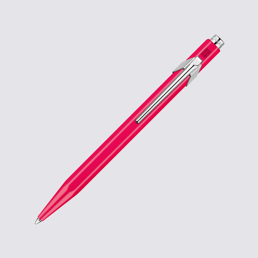fluo pink ball point pen