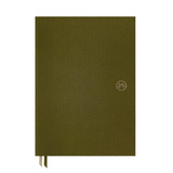 bookcloth notebook in green