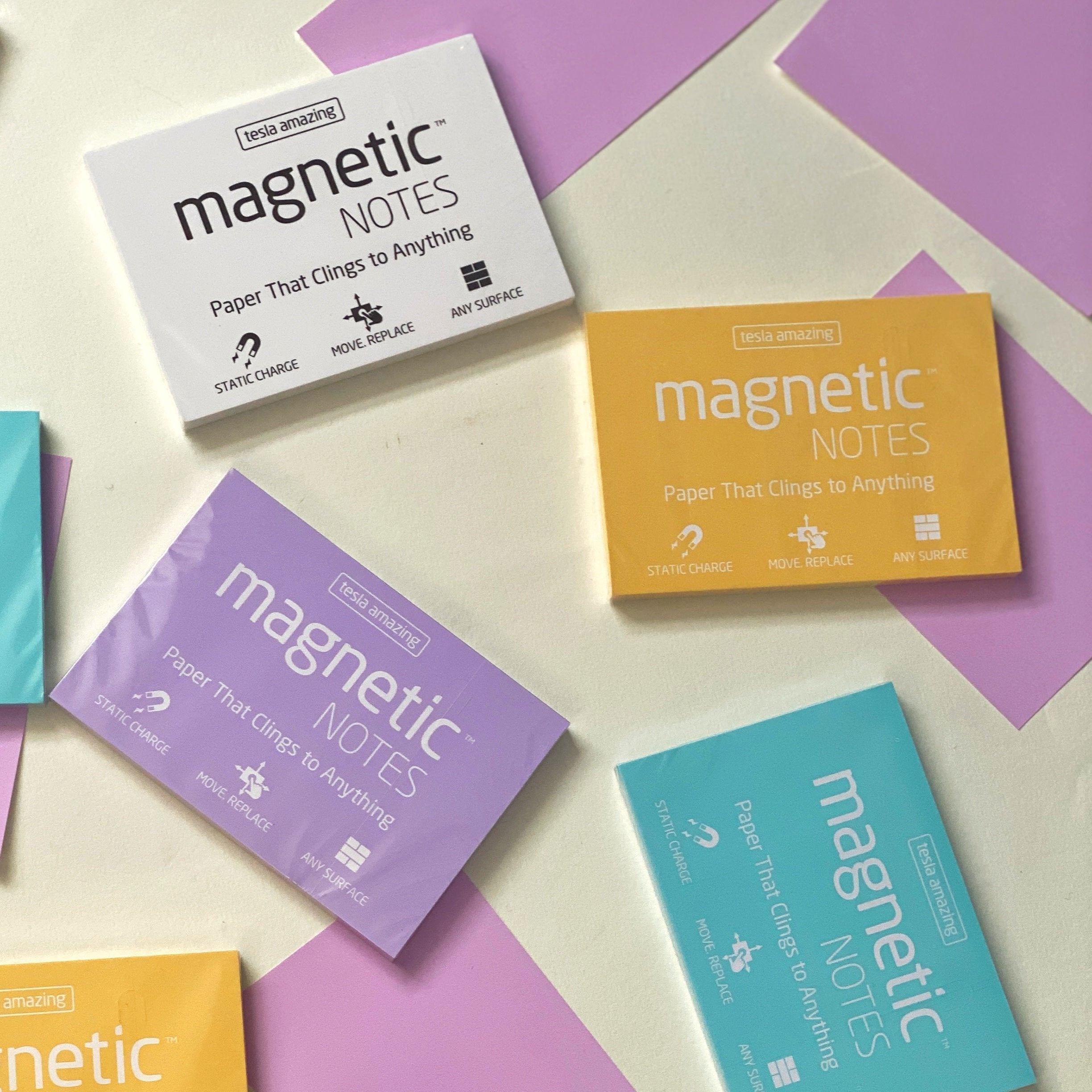 Coloured Magnetic Notes 