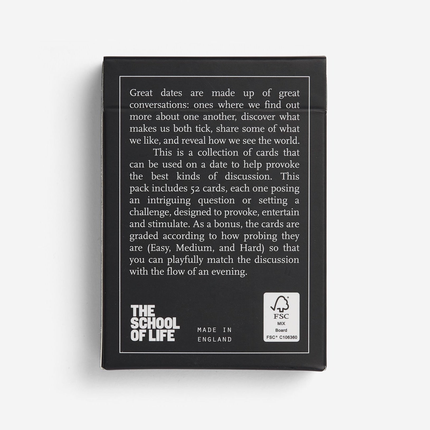 Date conversation cards