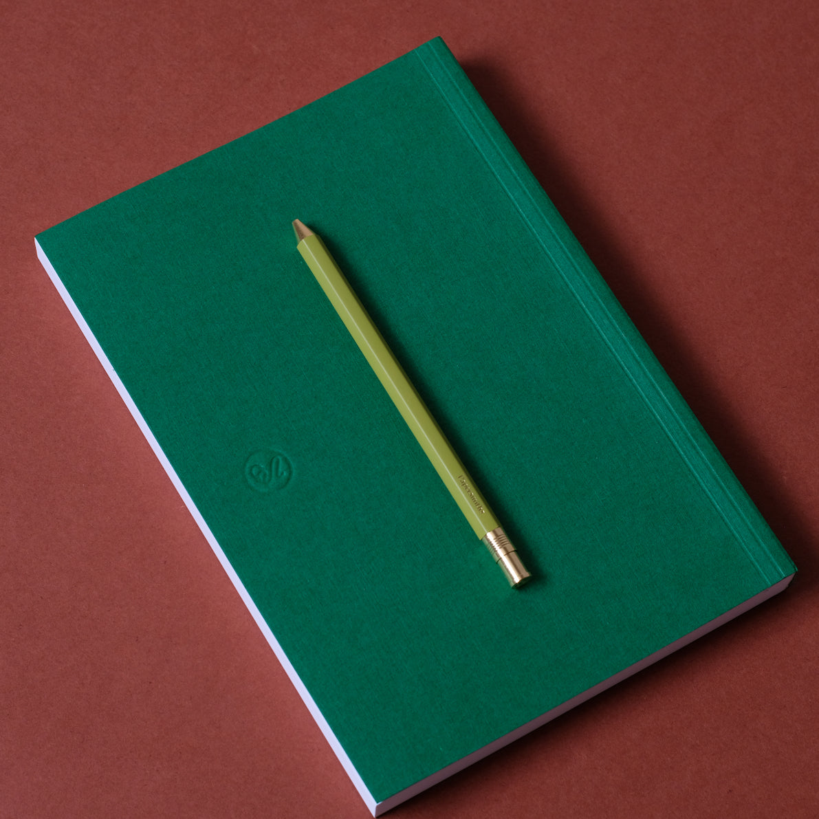 Luxury Green notebook with Green pen