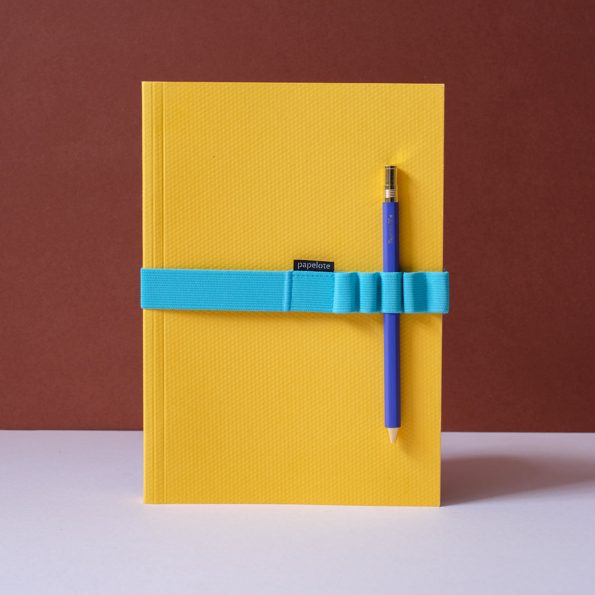 Yellow Notebook with pen