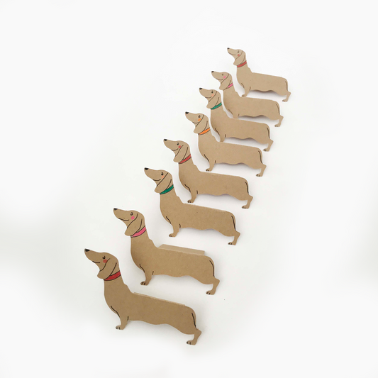 Place Cards - Standing Dachshund