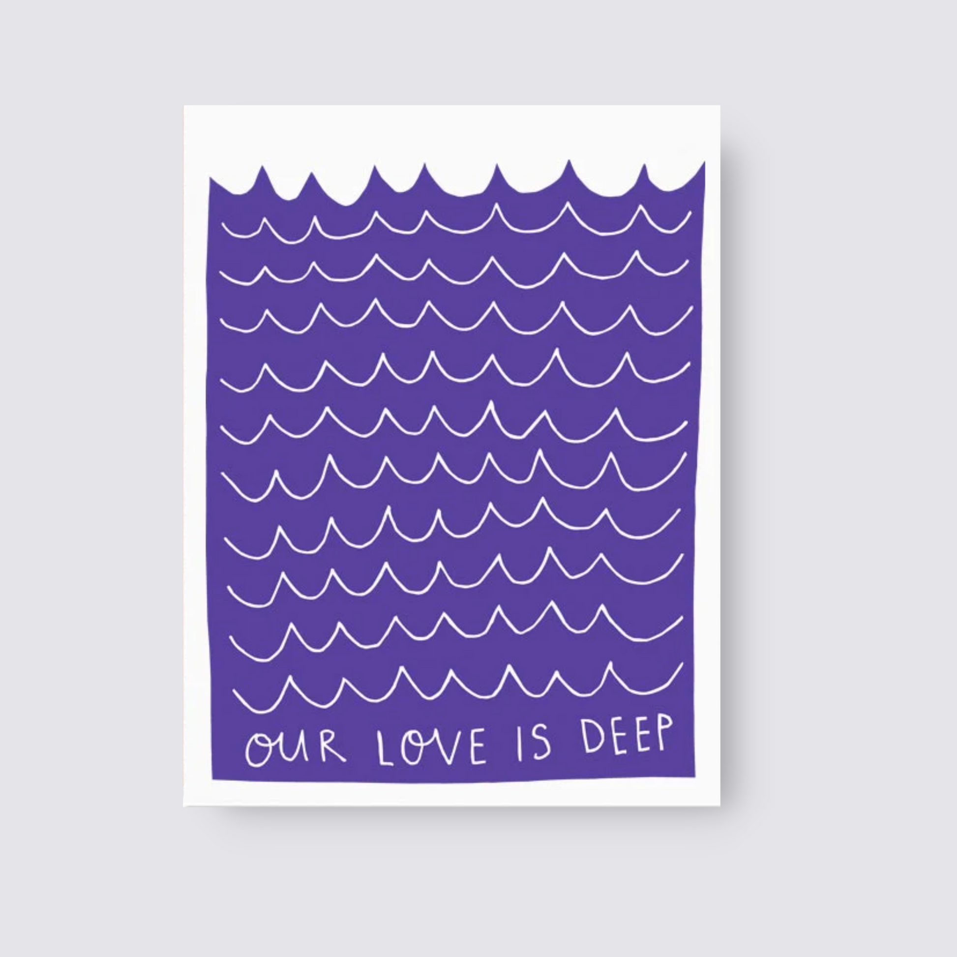 Our love is deep card