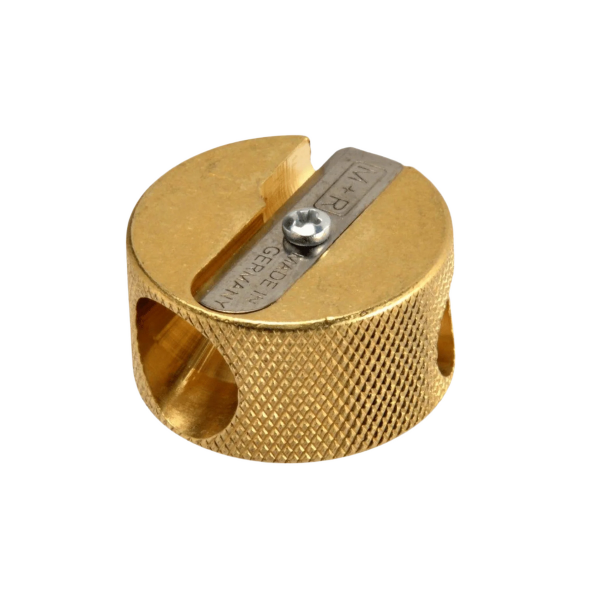 Double Hole Brass Round Sharpener