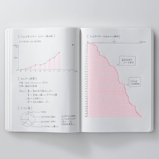 365 Days Dot Grid Notebook - Black / A5