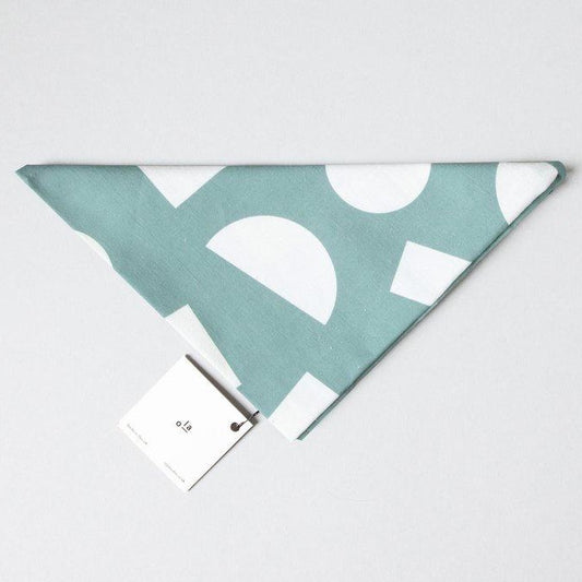 Organic Cotton Wrap - Turquoise Shapes