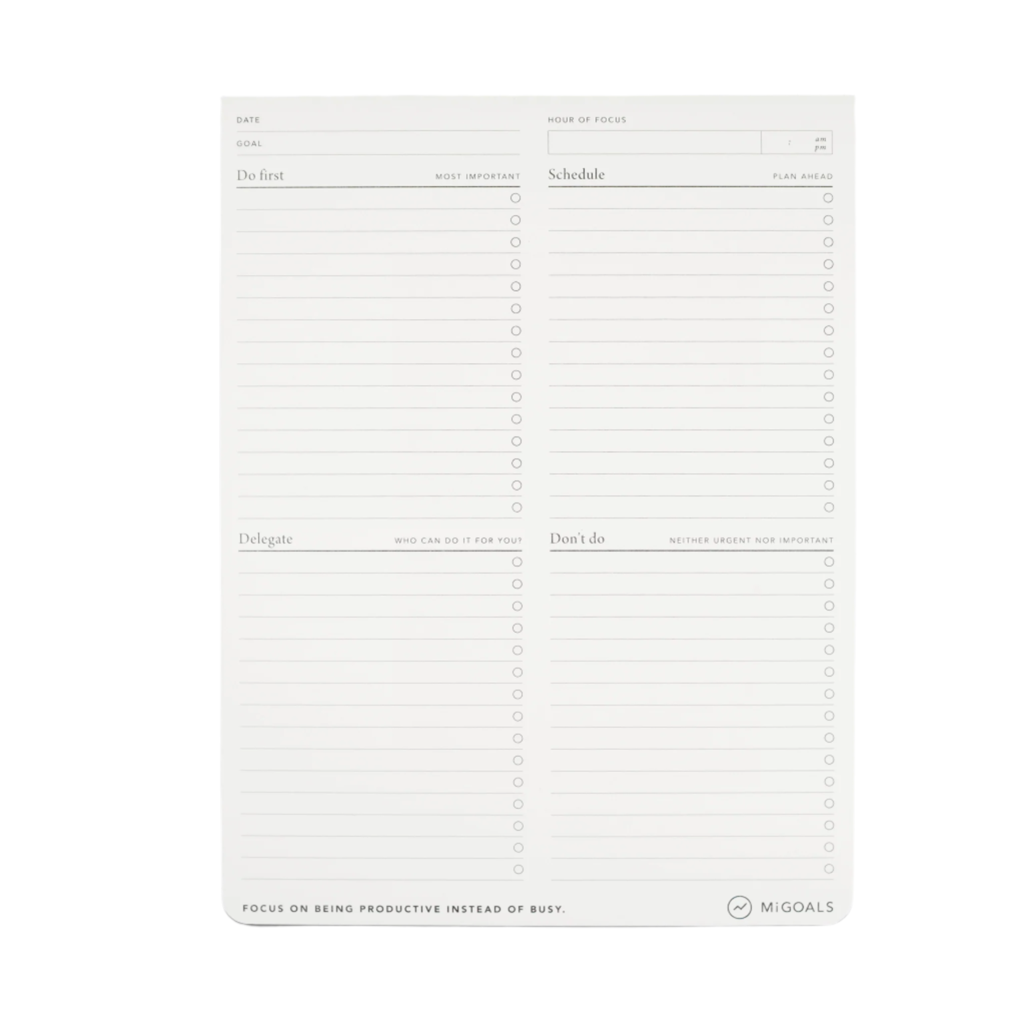 Focus Desk Pad