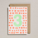 3rd birthday card