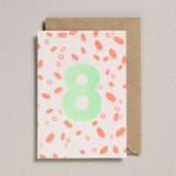 8th birthday card