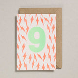 9th birthday card