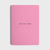 hot pink notebook to get shit done