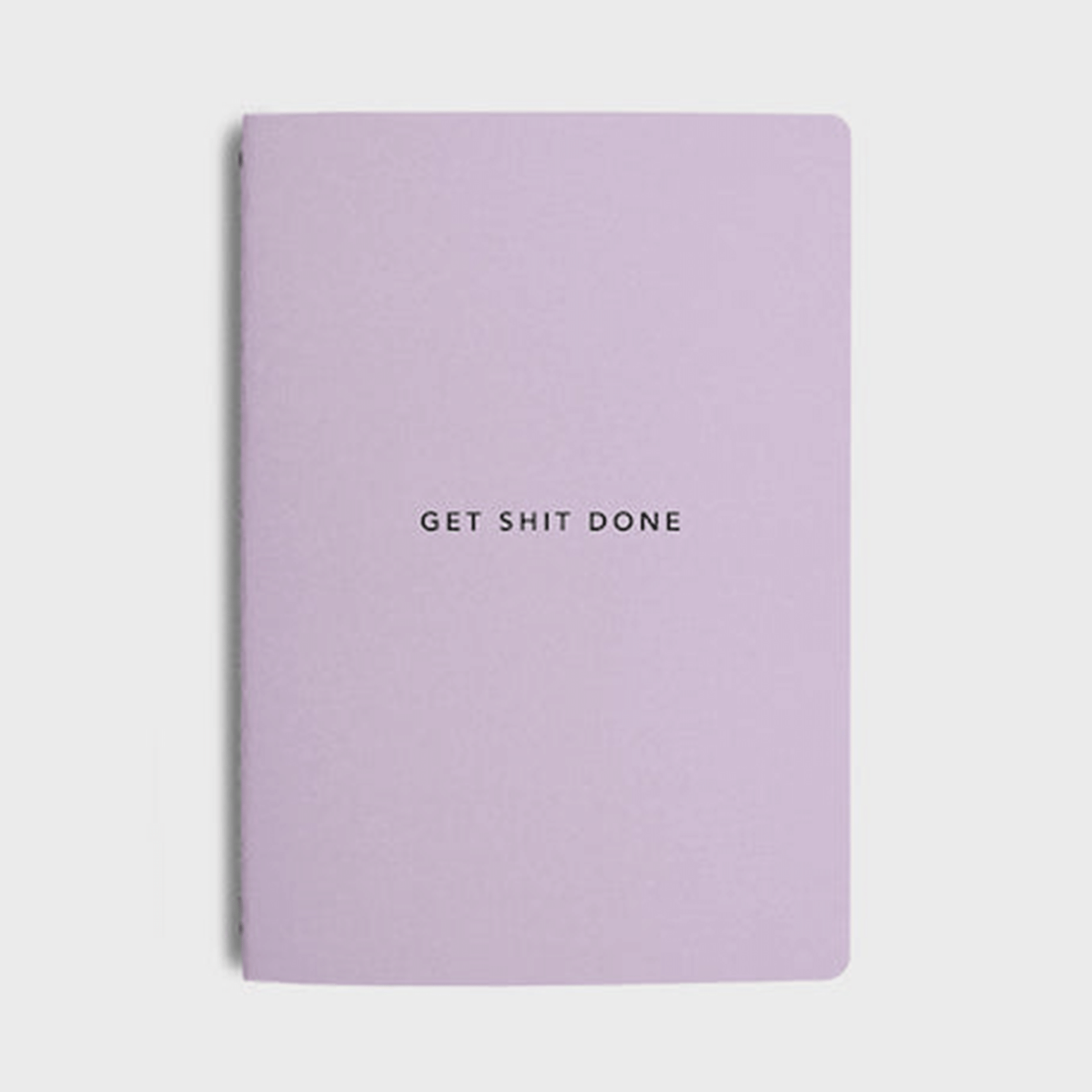 Purple get shit done notebook